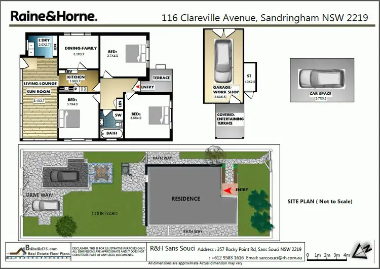 Floorplan of Homely house listing, 116 Clareville Avenue, Sandringham NSW 2219