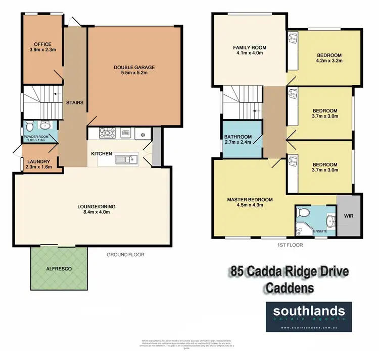 Floorplan of Homely house listing, 85 Cadda Ridge Drive, Caddens NSW 2747