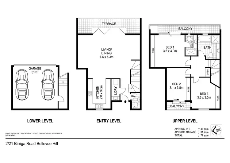 Floorplan of Homely apartment listing, 2/21 Birriga Road, Bellevue Hill NSW 2023