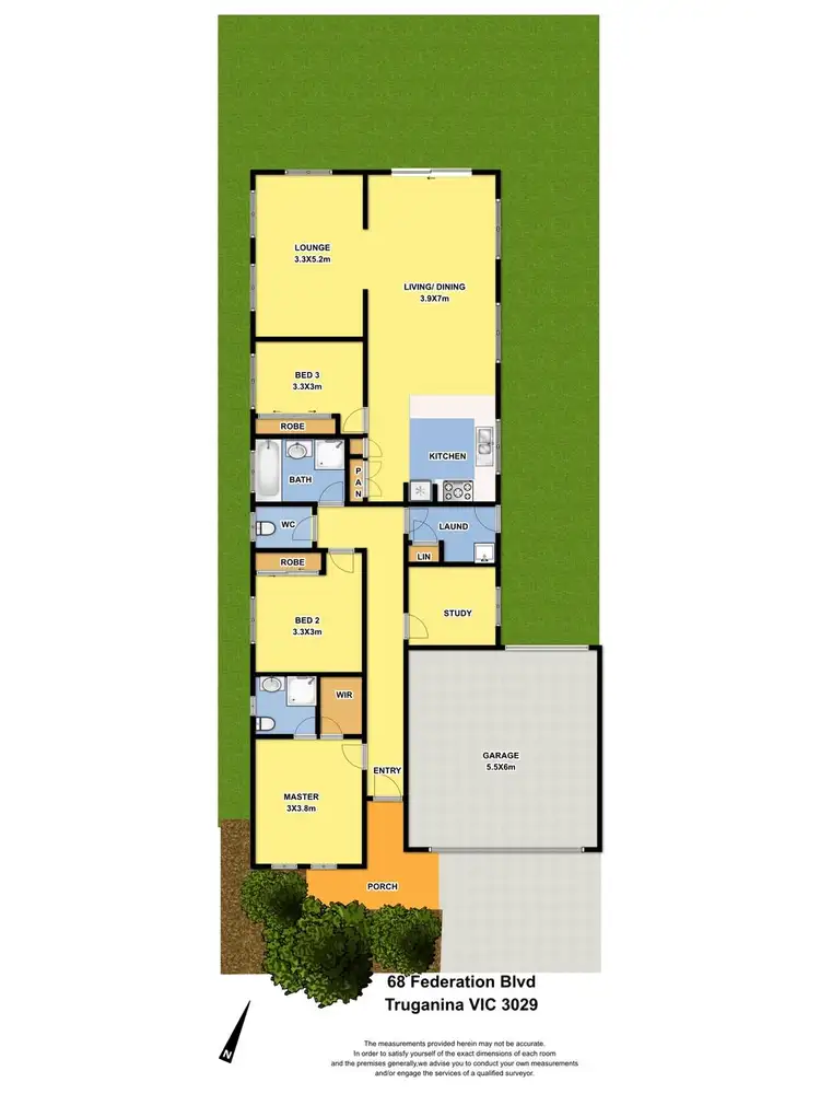 Floorplan of Homely house listing, 68 Federation Boulevard, Truganina VIC 3029