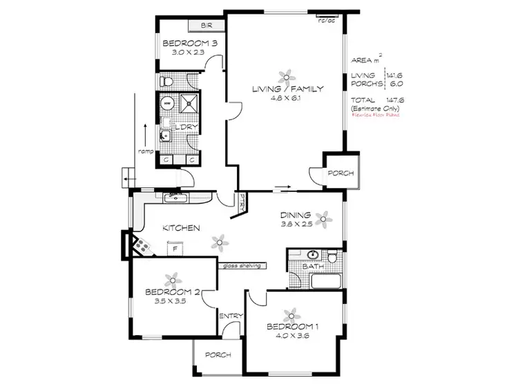 Floorplan of Homely house listing, 105 Crozier Road, Victor Harbor SA 5211