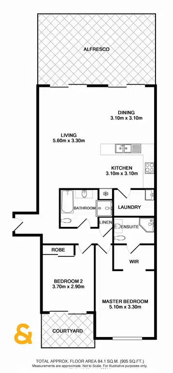Floorplan of Homely house listing, 5/31-33 Campbell Street, Liverpool NSW 2170