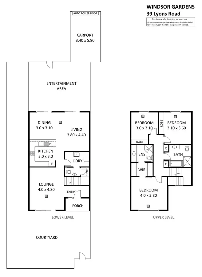 Floorplan of Homely house listing, 39 Lyons Road, Windsor Gardens SA 5087