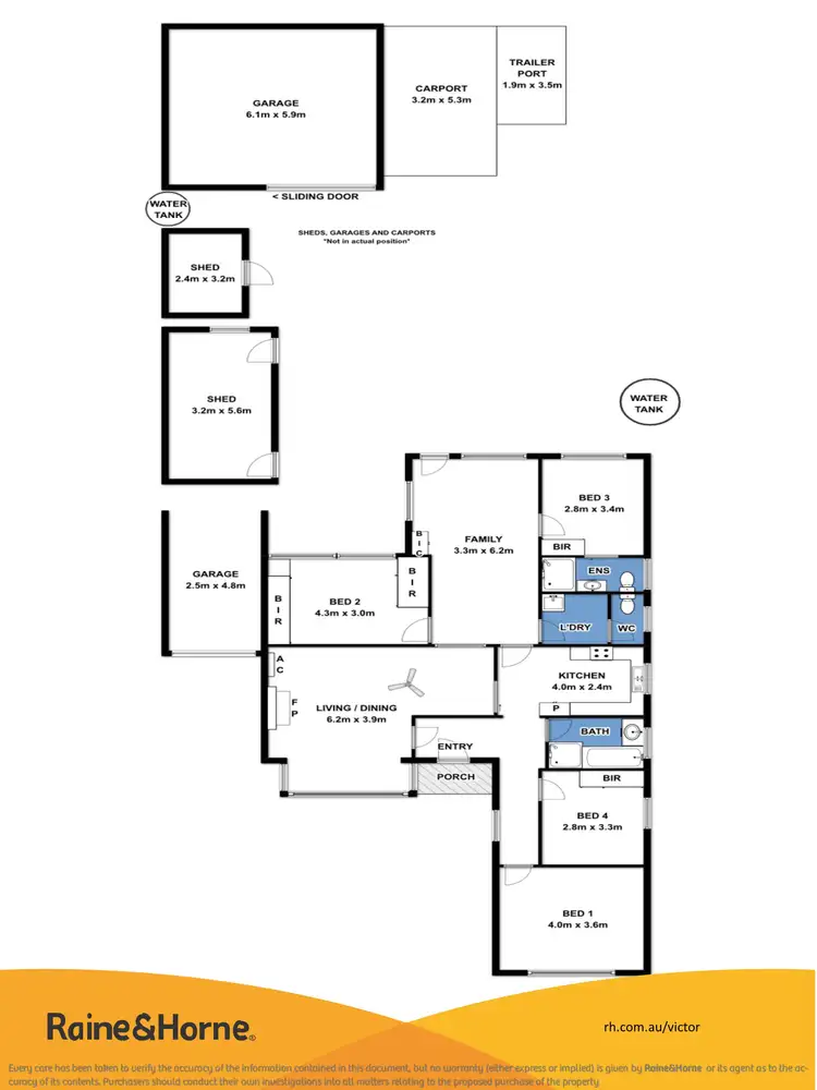 Floorplan of Homely house listing, 34 HILL STREET, Victor Harbor SA 5211