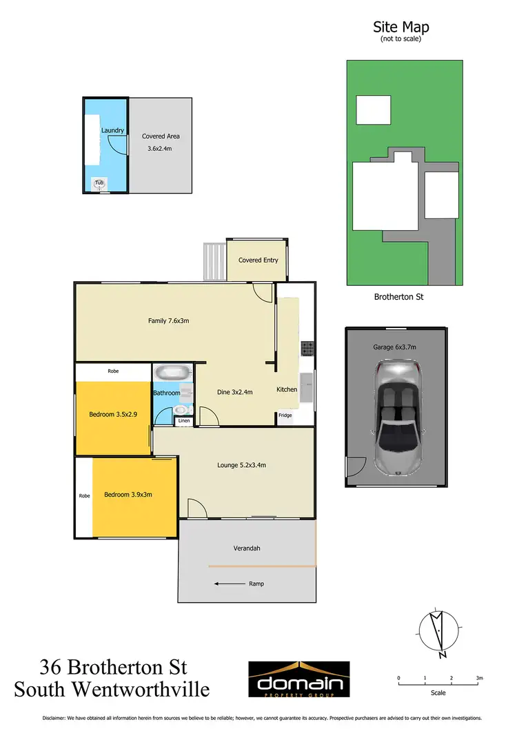 Floorplan of Homely house listing, 36 Brotherton Street, South Wentworthville NSW 2145
