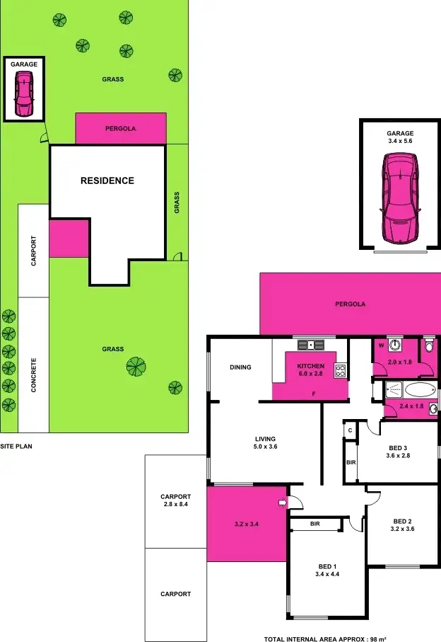 Floorplan of Homely house listing, 67 Wilsons Road, Newcomb VIC 3219