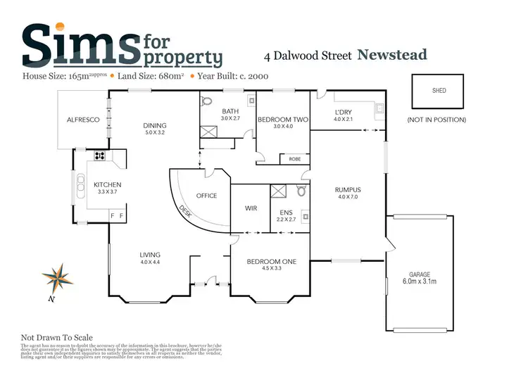 Floorplan of Homely house listing, 4 Dalwood Street, Newstead TAS 7250