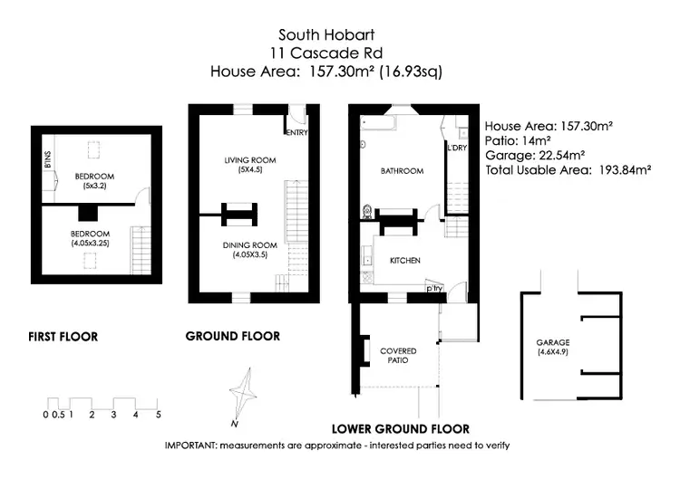 Floorplan of Homely house listing, 11 Cascade Road, South Hobart TAS 7004