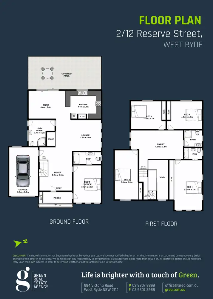 Floorplan of Homely house listing, 2/12 Reserve Street, West Ryde NSW 2114