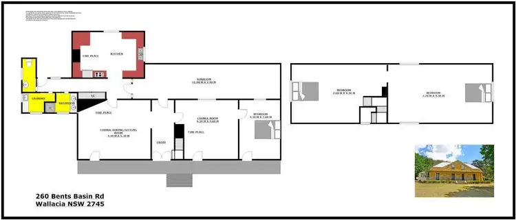 Floorplan of Homely house listing, 260 Bents Basin Road, Wallacia NSW 2745