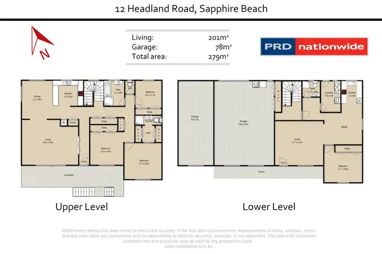 Floorplan of Homely house listing, 12 Headland Road, Sapphire Beach NSW 2450