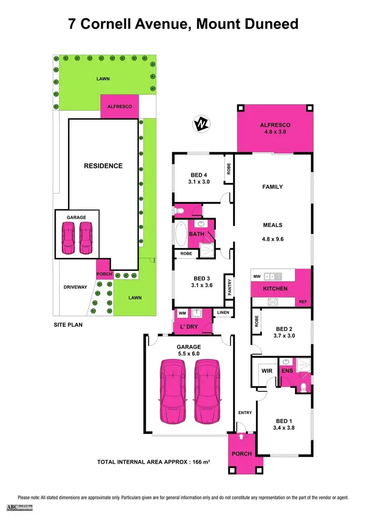 Floorplan of Homely house listing, 7 Cornell Avenue, Mount Duneed VIC 3217