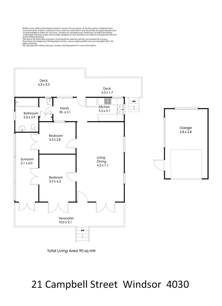 Floorplan of Homely house listing, 21 Campbell Street, Windsor QLD 4030