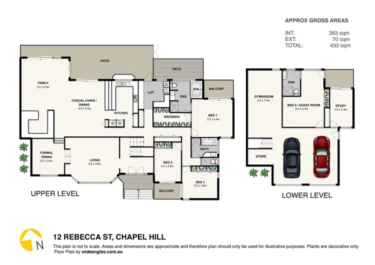 Floorplan of Homely house listing, 12 Rebecca Street, Chapel Hill QLD 4069