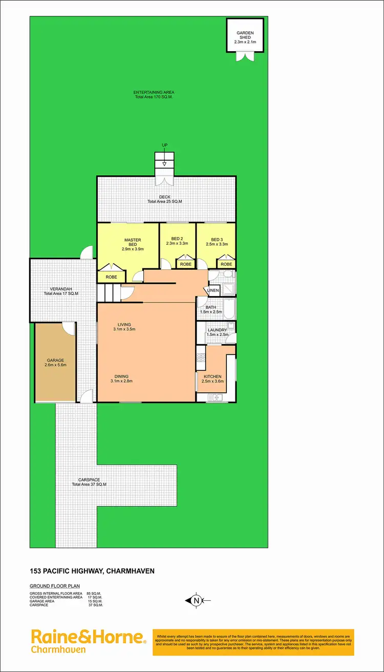 Floorplan of Homely house listing, 153 Pacific Highway, Charmhaven NSW 2263