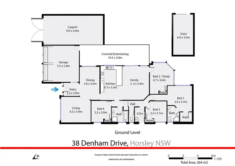 Floorplan of Homely house listing, 38 Denham Drive, Horsley NSW 2530