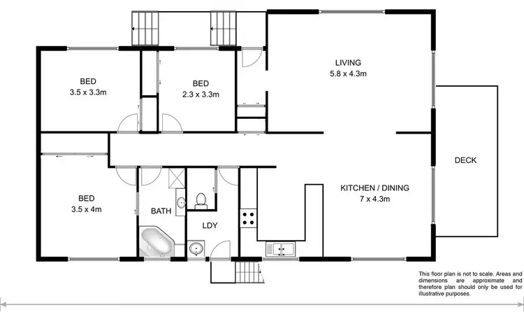 Floorplan of Homely house listing, 26 Blackstone Drive, Old Beach TAS 7017