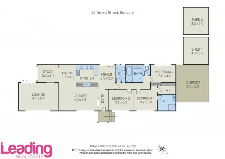 Floorplan of Homely house listing, 20 Timins Street, Sunbury VIC 3429