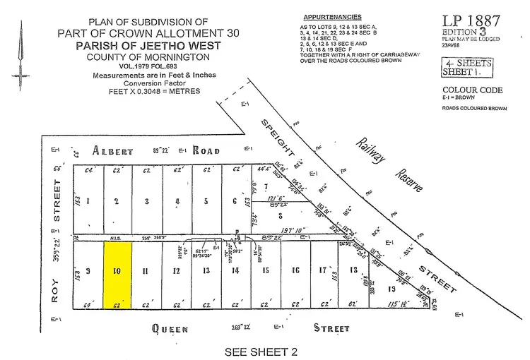 Floorplan of Homely land listing, Lot 10 Queen Street, Loch VIC 3945