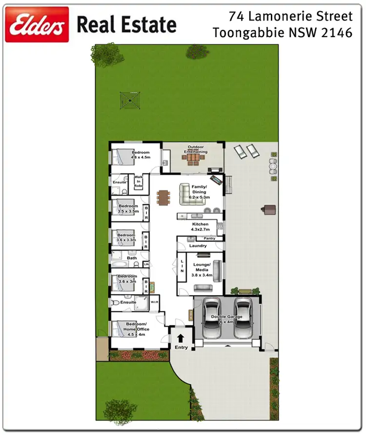 Floorplan of Homely house listing, 74 Lamonerie Street, Toongabbie NSW 2146
