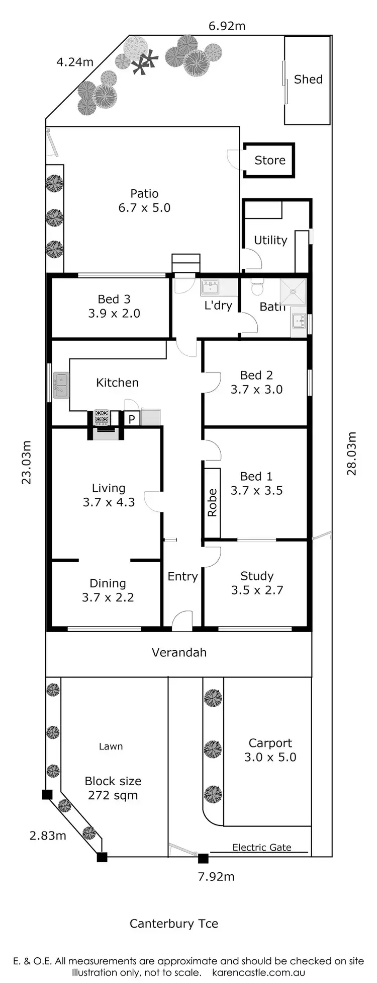 Floorplan of Homely house listing, 35 Canterbury Tce, East Victoria Park WA 6101