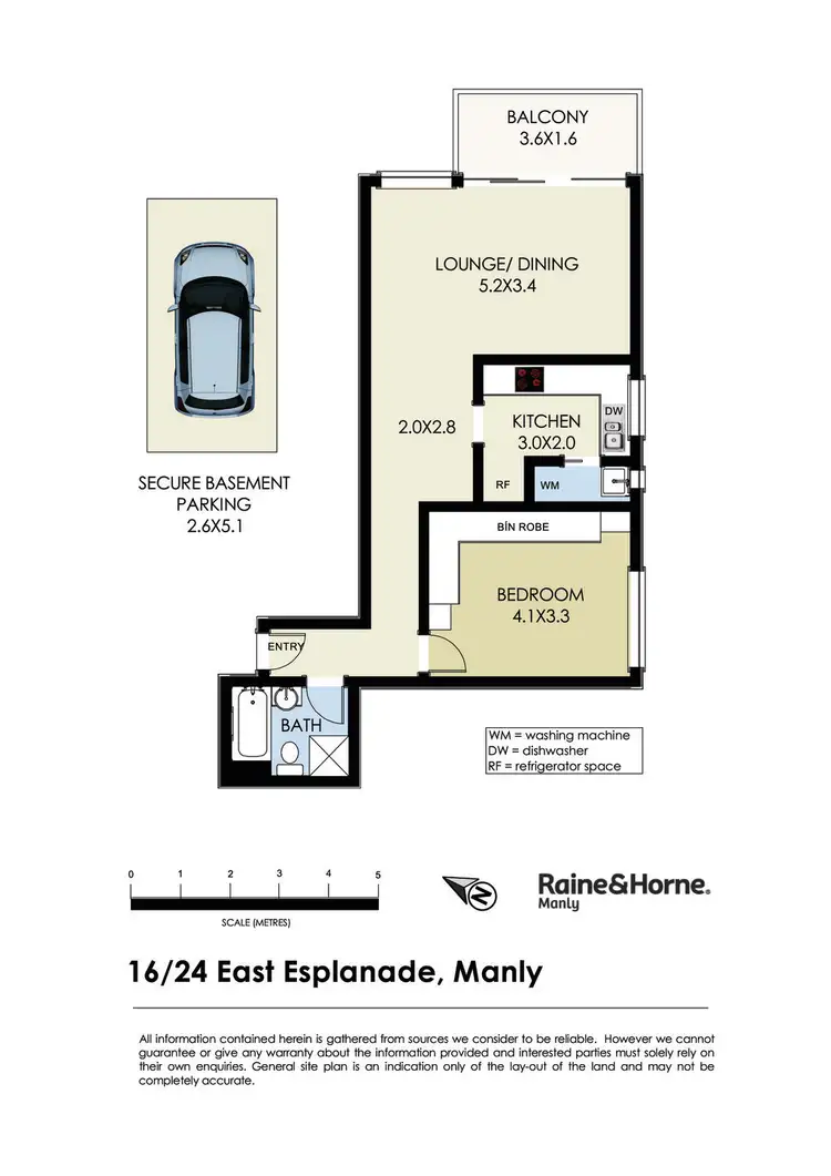 Floorplan of Homely apartment listing, 16/24 East Esplanade, Manly NSW 2095