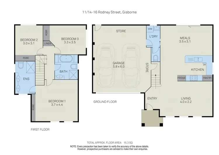 Floorplan of Homely house listing, Unit 11/14-16 Rodney Street, Gisborne VIC 3437