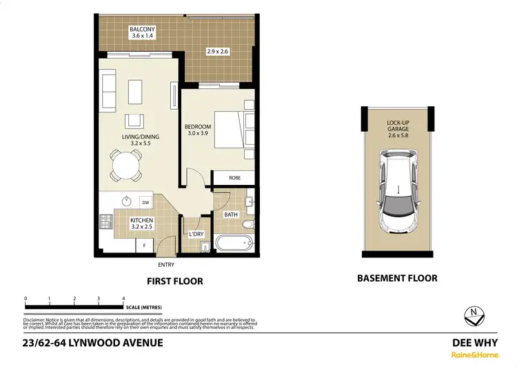 Floorplan of Homely unit listing, 23/62 Lynwood Avenue, Dee Why NSW 2099