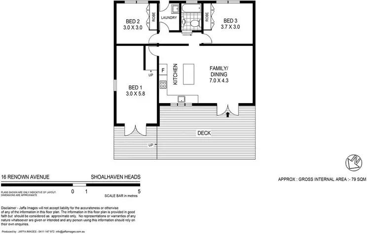 Floorplan of Homely house listing, 16 Renown Avenue, Shoalhaven Heads NSW 2535