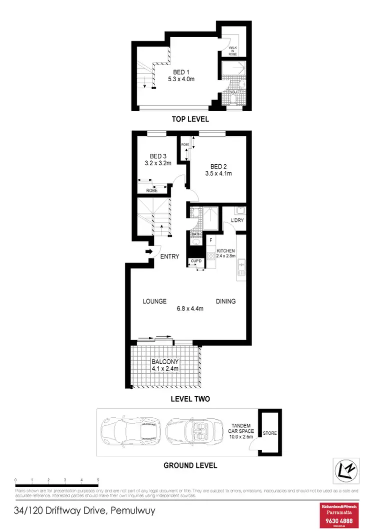 Floorplan of Homely apartment listing, 34/124 Driftway Drive, Pemulwuy NSW 2145