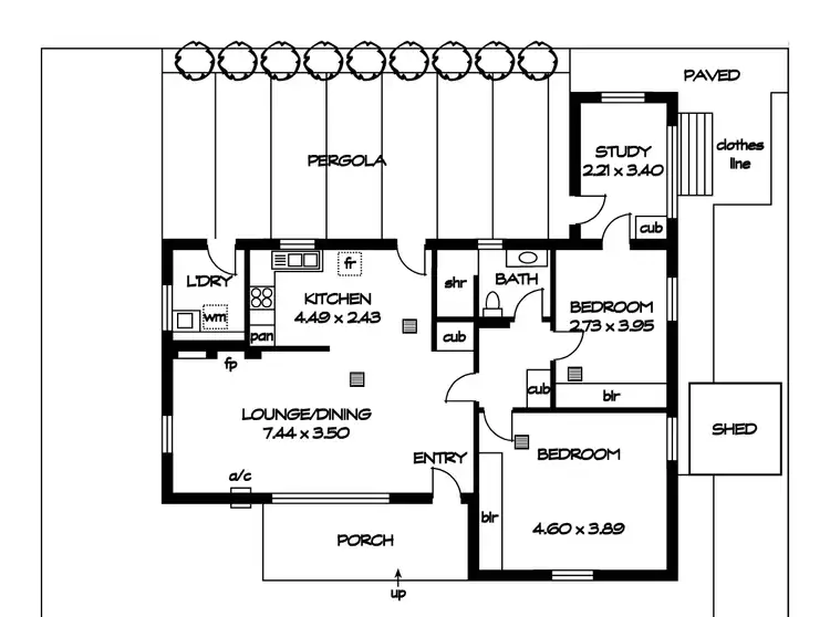 Floorplan of Homely house listing, 57 Norrie Ave, Clovelly Park SA 5042