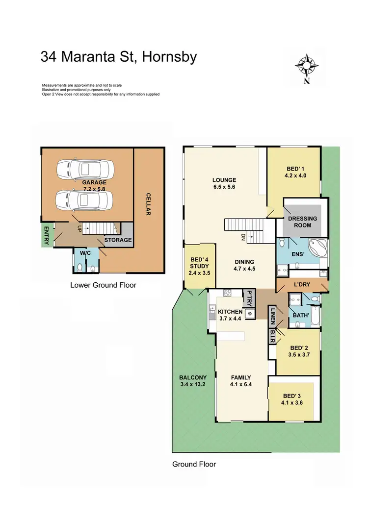 Floorplan of Homely house listing, 34 Maranta Street, Hornsby NSW 2077
