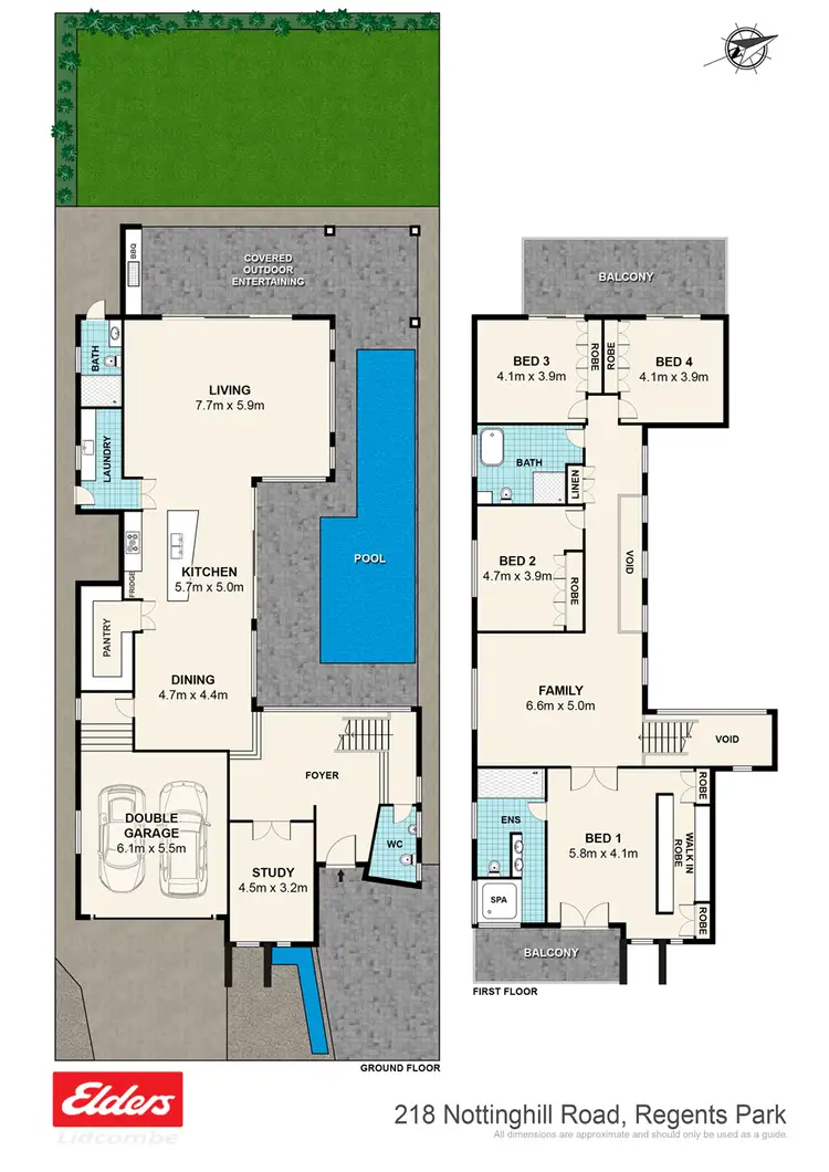 Floorplan of Homely house listing, 218 Nottinghill Road, Regents Park NSW 2143