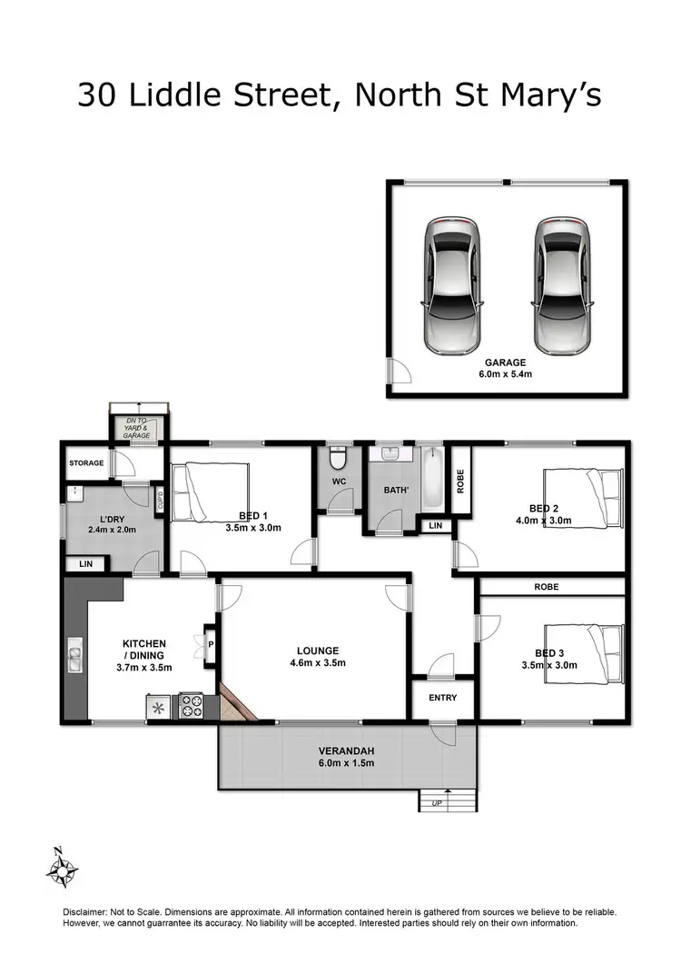 Floorplan of Homely house listing, 30 Liddle Street, North St Marys NSW 2760