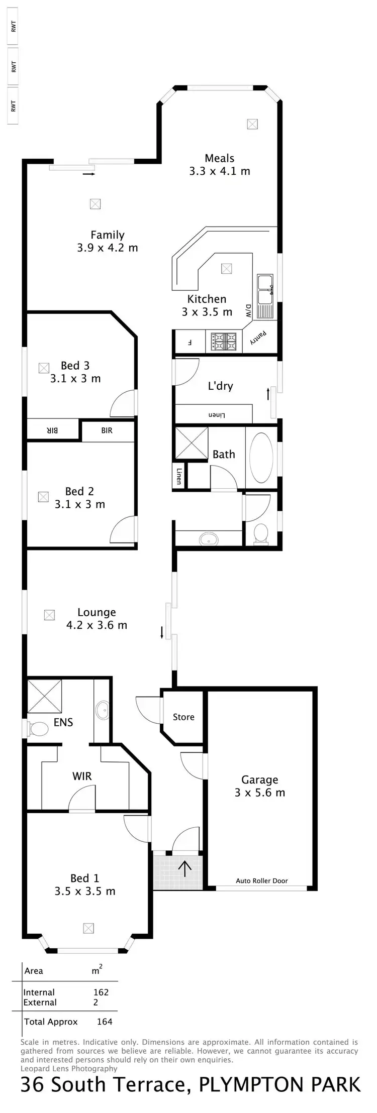 Floorplan of Homely house listing, 36 South Terrace, Plympton Park SA 5038