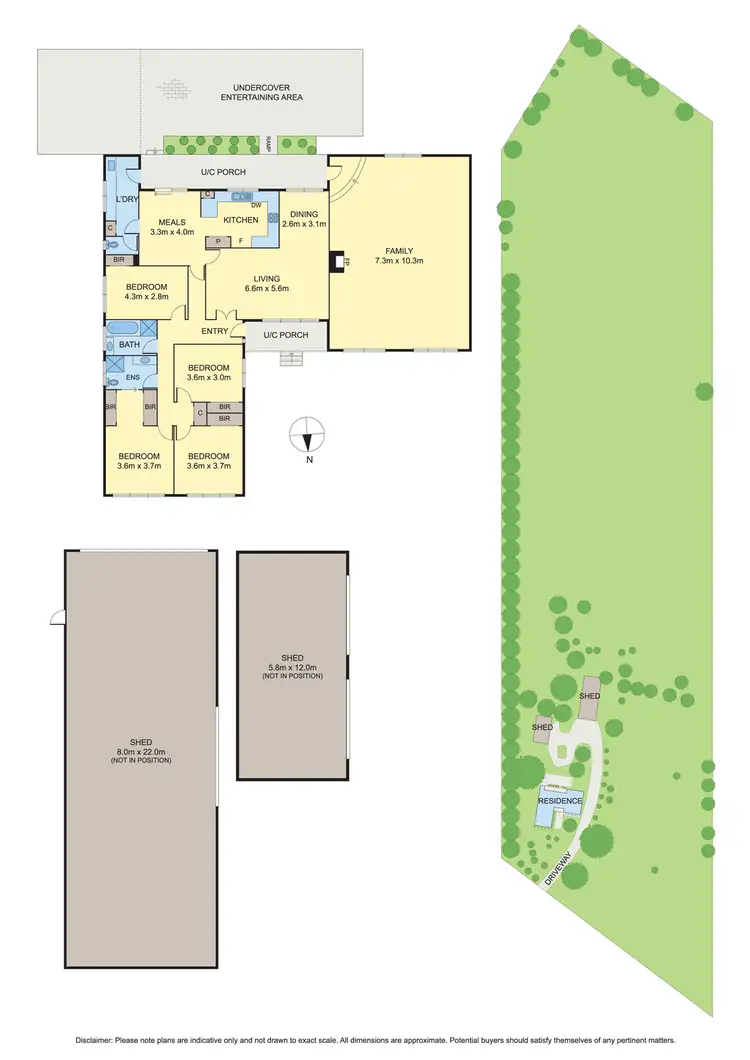 Floorplan of Homely house listing, 3282 Geelong - Bacchus Marsh Road, Balliang East VIC 3340