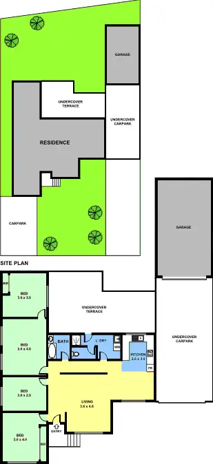 Floorplan of Homely house listing, 77 Valley Crescent, Glenroy VIC 3046