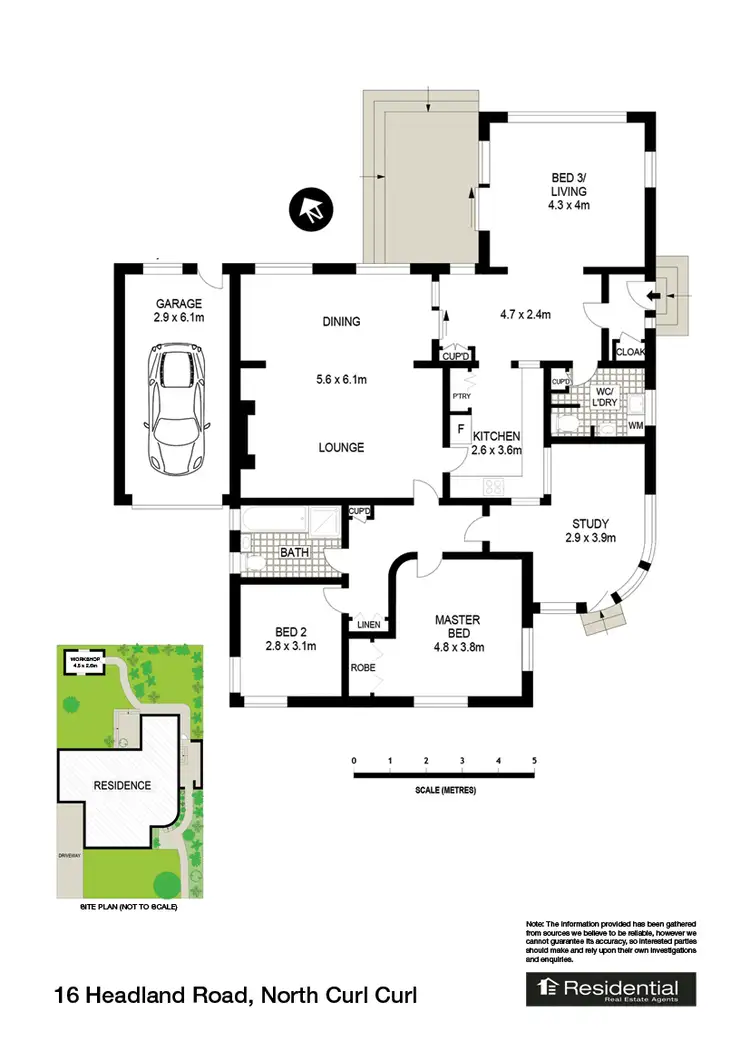 Floorplan of Homely house listing, 16 Headland Road, North Curl Curl NSW 2099