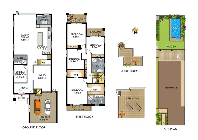 Floorplan of Homely house listing, 16 Oceanview Avenue, Vaucluse NSW 2030