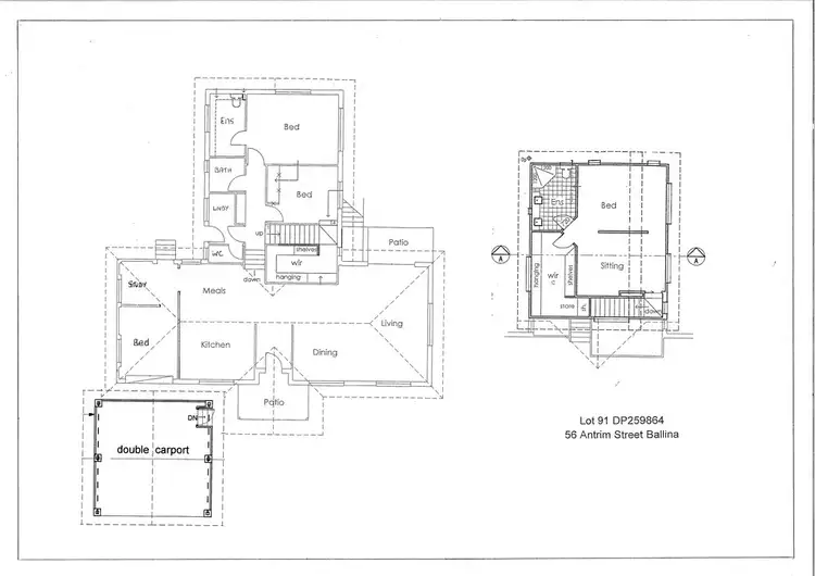 Floorplan of Homely house listing, 56 Antrim Street, East Ballina NSW 2478
