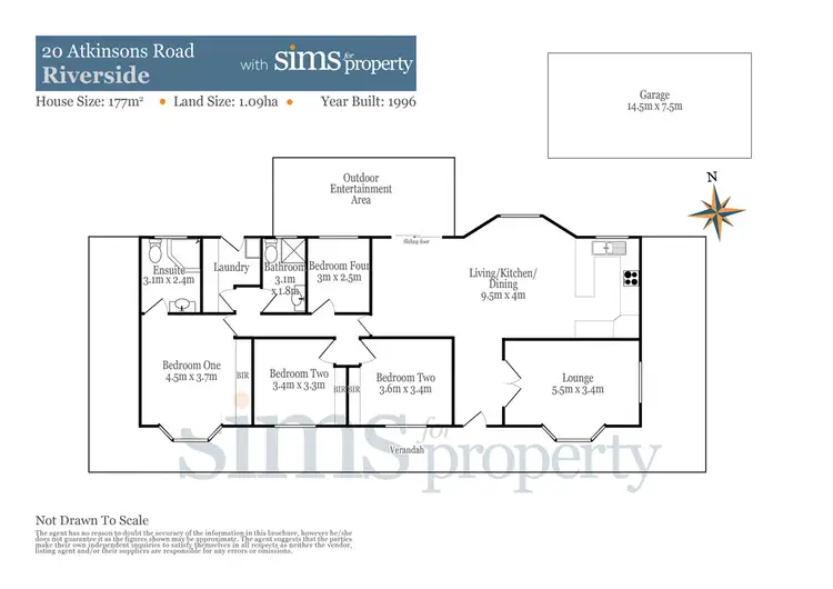Floorplan of Homely house listing, 20 Atkinsons Road, Grindelwald TAS 7277