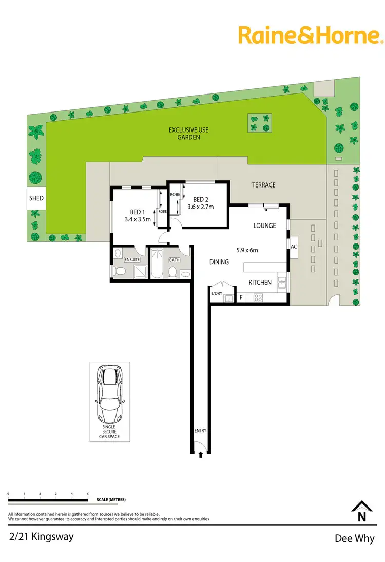 Floorplan of Homely unit listing, 2/21 Kingsway, Dee Why NSW 2099