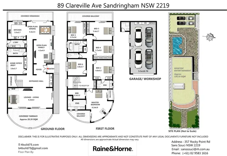Floorplan of Homely house listing, 89 Clareville Avenue, Sandringham NSW 2219