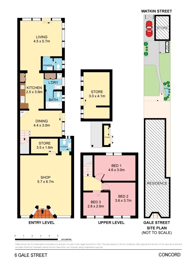 Floorplan of Homely townhouse listing, 6 Gale Street, Concord NSW 2137