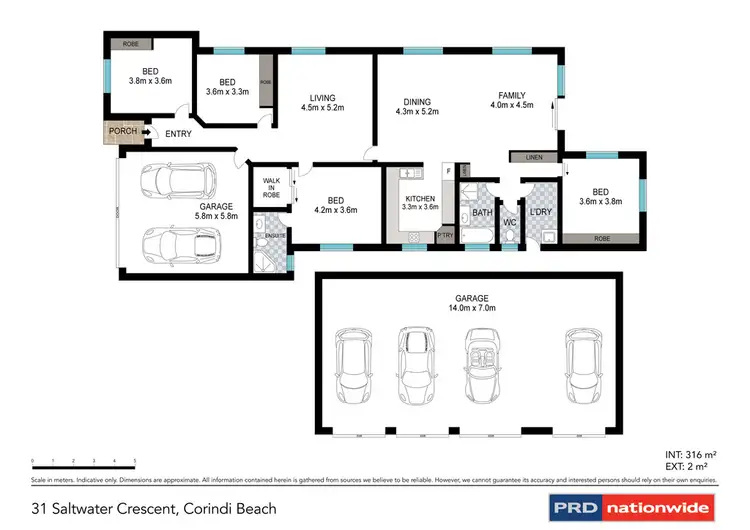 Floorplan of Homely house listing, 31 Saltwater Crescent, Corindi Beach NSW 2456
