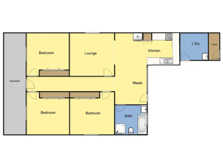 Floorplan of Homely house listing, 28 Anderson Street, East Geelong VIC 3219