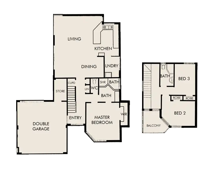 Floorplan of Homely townhouse listing, 4 Lola Place, Mandurah WA 6210
