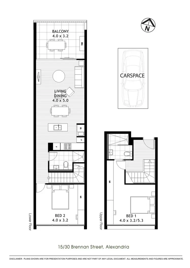 Floorplan of Homely apartment listing, 15/30 Brennan Street, Alexandria NSW 2015