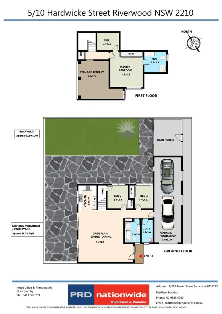 Floorplan of Homely house listing, 5 / 10 Hardwicke Street, Riverwood NSW 2210