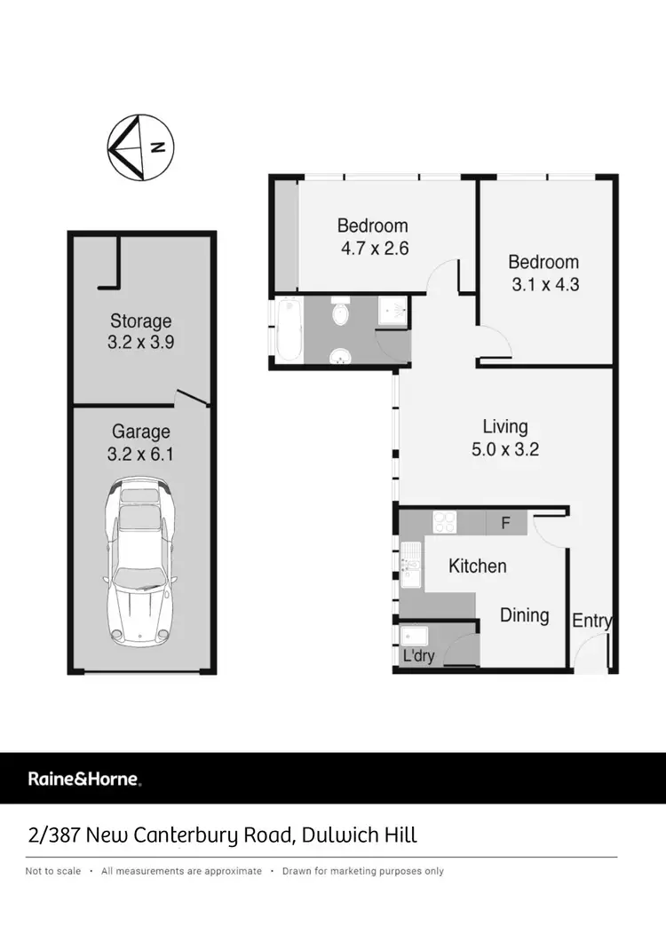 Floorplan of Homely apartment listing, 2/387 New Canterbury Road, Dulwich Hill NSW 2203
